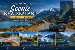 10D9N Scenic New Zealand (Self Drive)