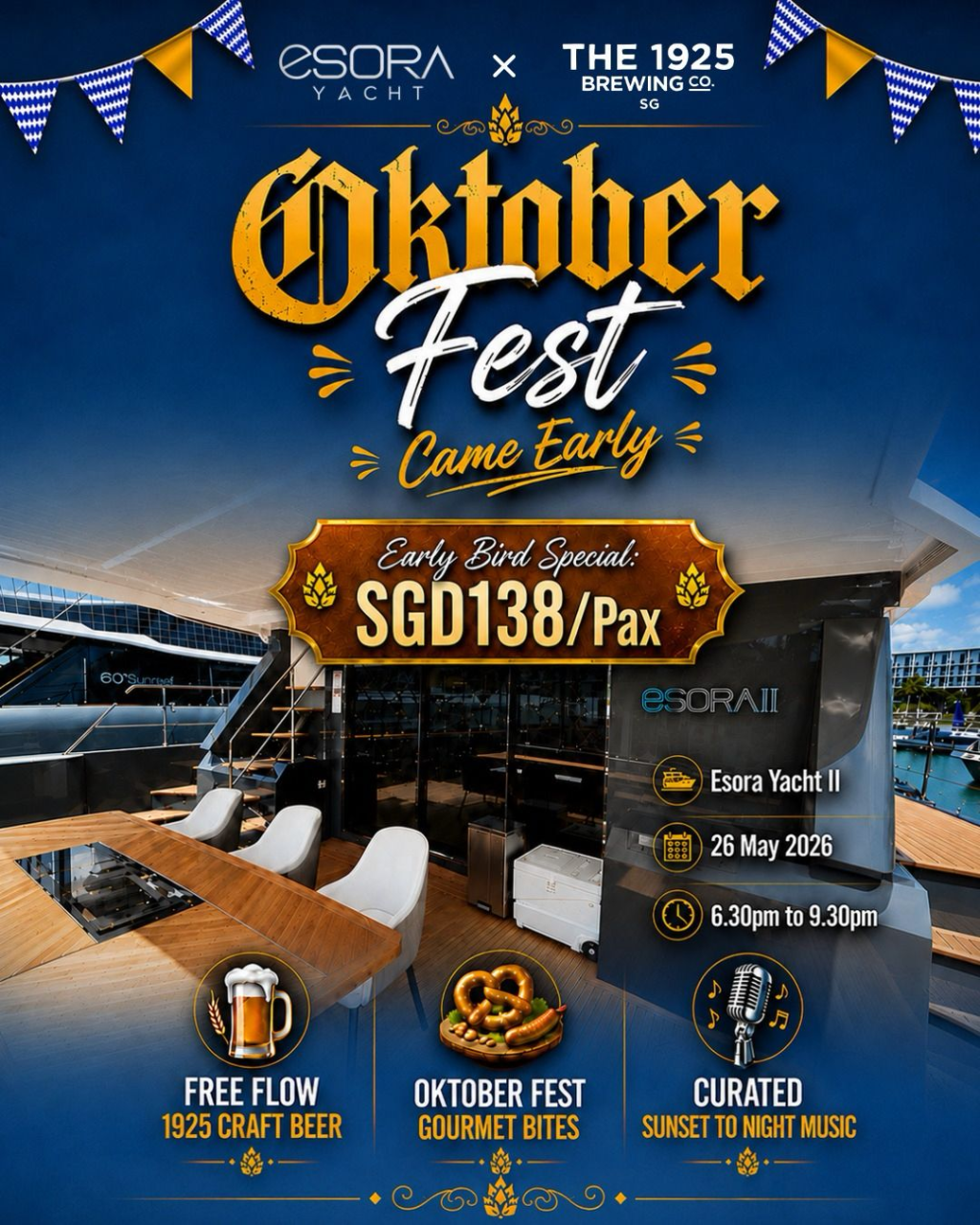 Oktober Fest Yacht Party 2026