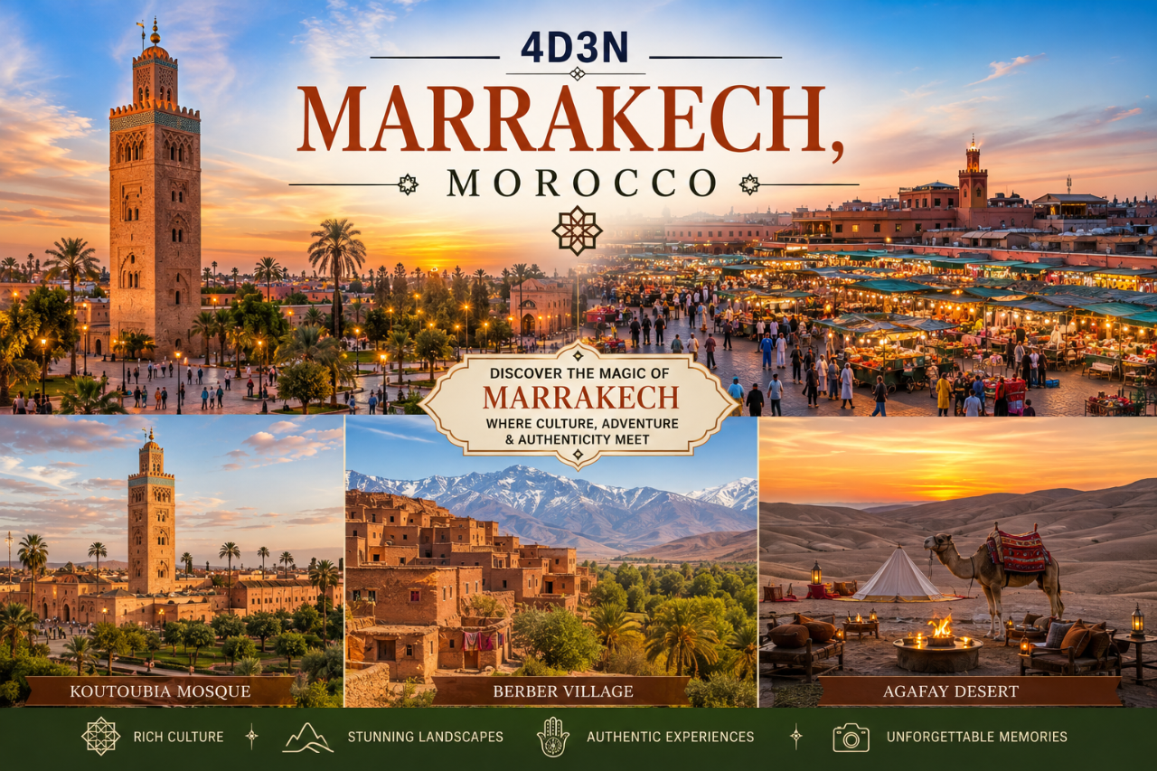 4D3N Marrakech, Morocco