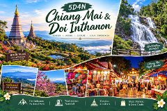 5D4N Chiangmai & Doi Inthanon National Park