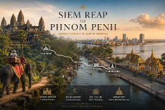 5D4N Experience Cambodia - Siem Reap to Phnom Penh (Private)