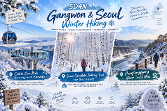 5D4N Gangwon & Seoul Winter Hiking