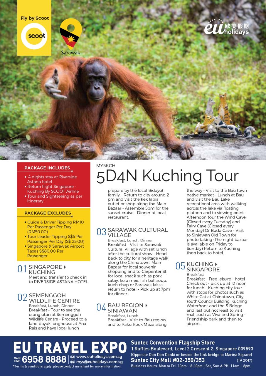 5 DAYS KUCHING TOUR