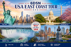 6D5N USA East Coast Tour