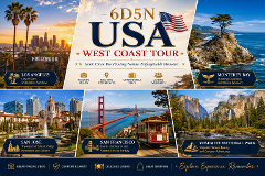 6D5N USA West Coast Tour