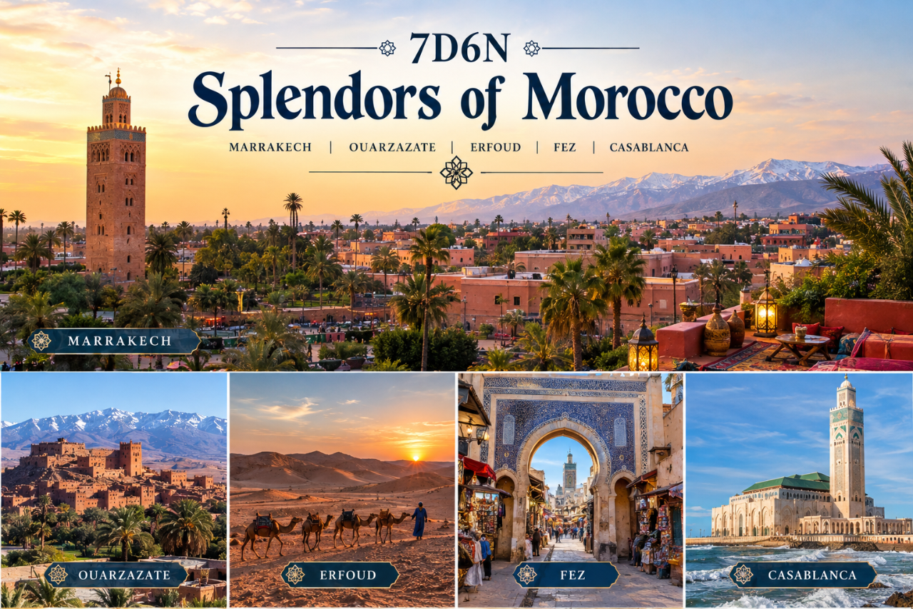 7D6N Splendors of Morocco