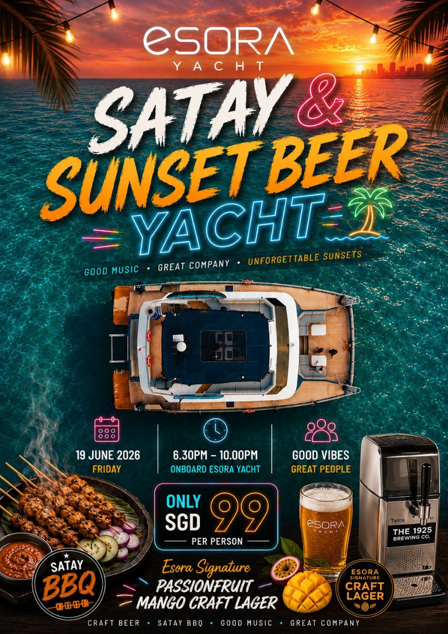 Satay & Sunset Beer Yacht