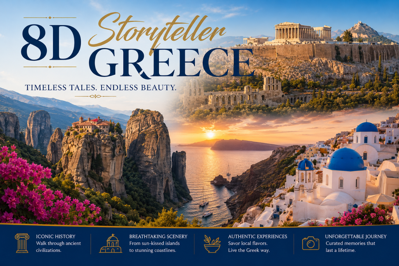 8D7N Storyteller Tour in Greece (SIC)
