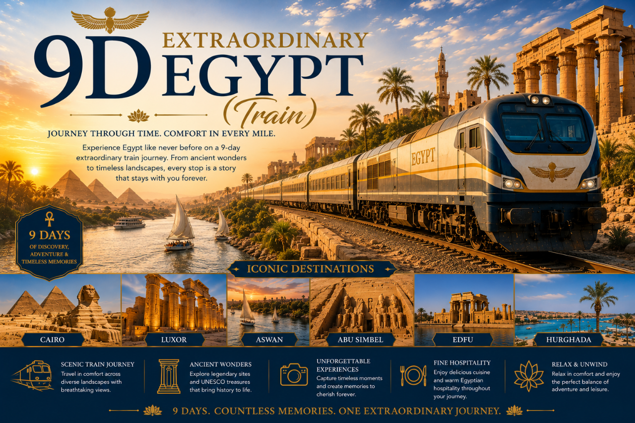 9D8N Extraordinary Egypt (Train)