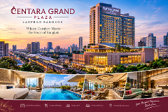 3D2N Centara Grand Plaza Ladprao, Bangkok, Thailand