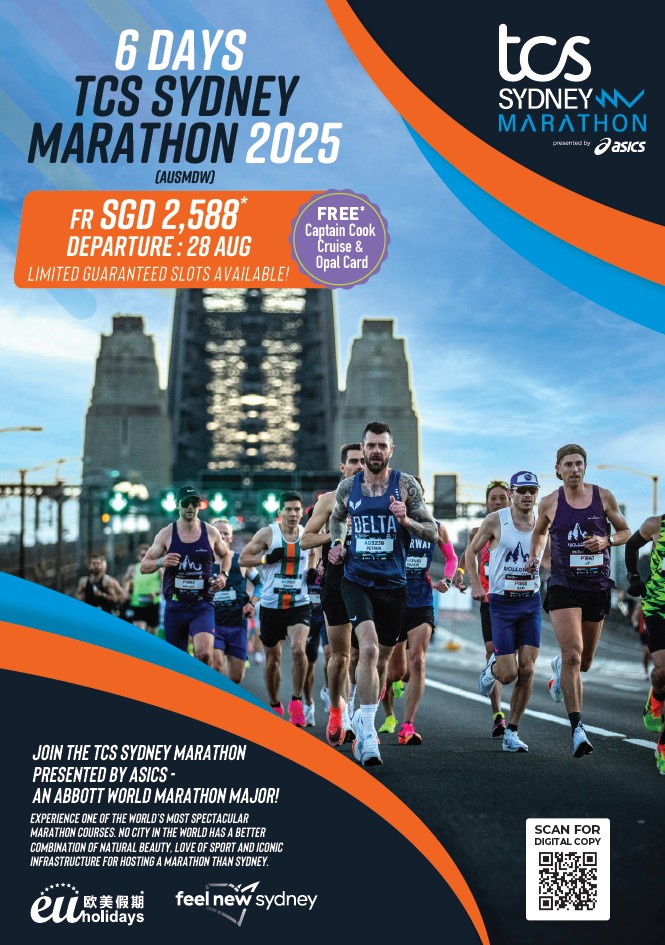 6D4N RUN TCS SYDNEY MARATHON - 28 AUG 2025 