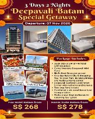 Deepavali 3 Days 2 Nights Batam Promotion