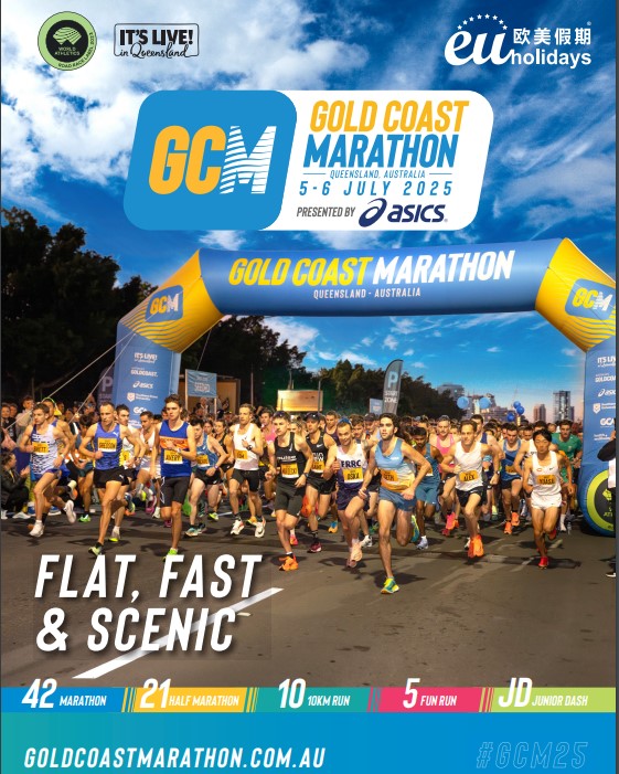 6D4N Run Gold Coast Marathon by Qantas Airways - 02 JUL 2025