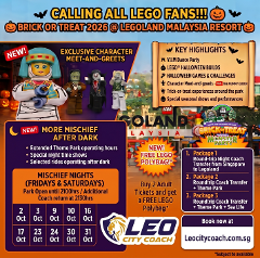 BRICK or TREAT 2026 @ LEGOLAND Malaysia Resort Special