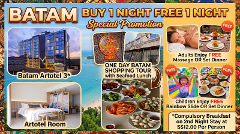 Artotel Hotel Nagoya Batam Buy 1 Night Free 1 Night Promotion