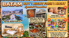 Harris Waterfront Batam Buy 1 Night Free 1 Night Promotion