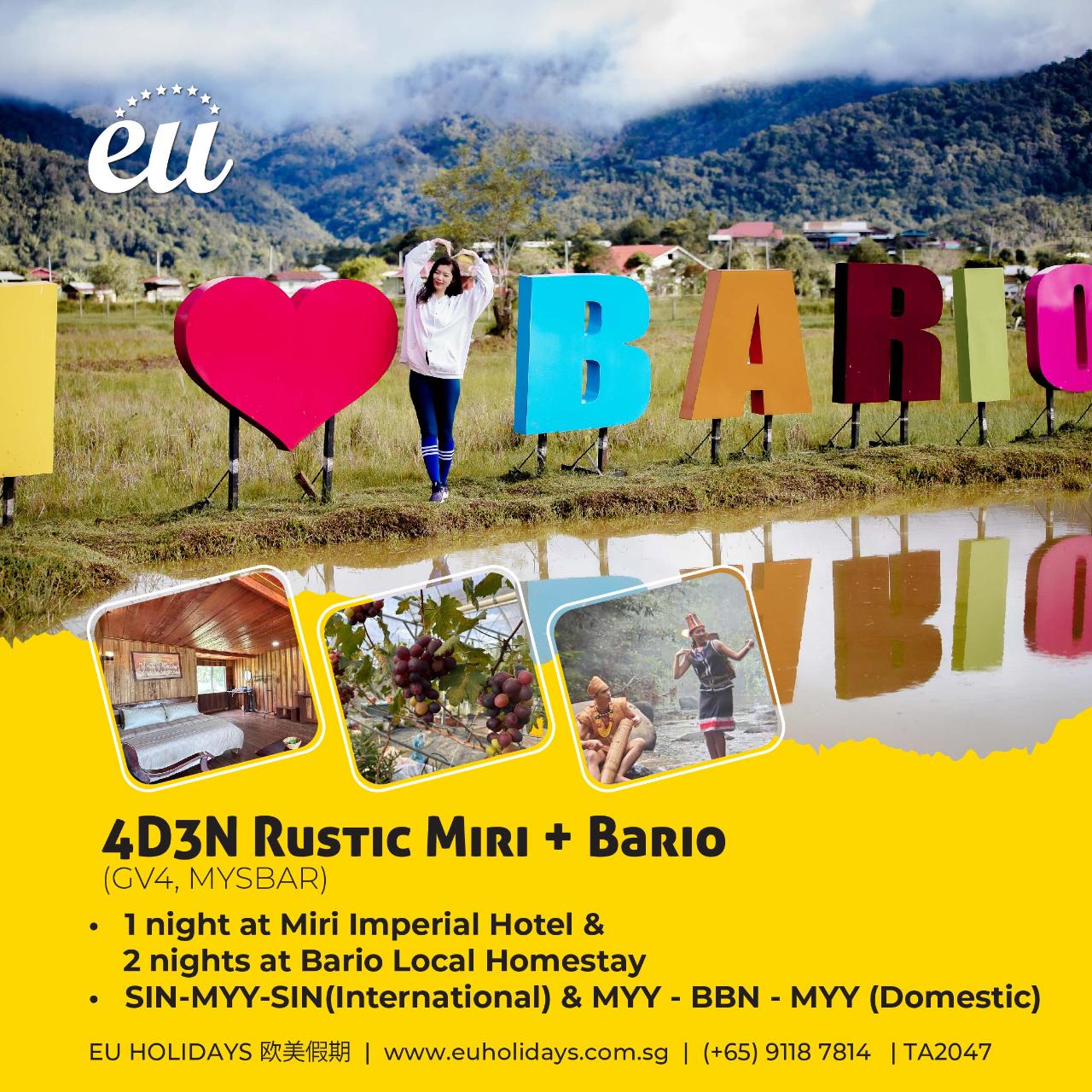 4D3N I LOVE BARIO  ( MIN 4PAX )