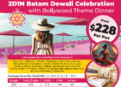 2D1N Deepavali at Harris Resort Waterfront Staycation 