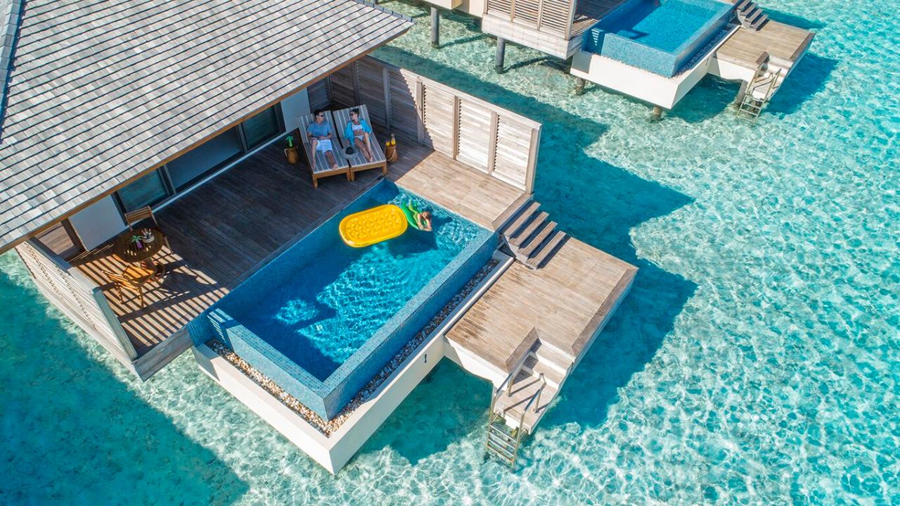 Exclusive 5D4N The Residence Maldives Dhigurah -Upgrade to Water Pool Villa Full Board Standard All inclusive Free Domestic flight 