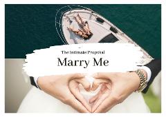 4Hr Private Yacht | The “Marry Me” Package |  Per Couple only 