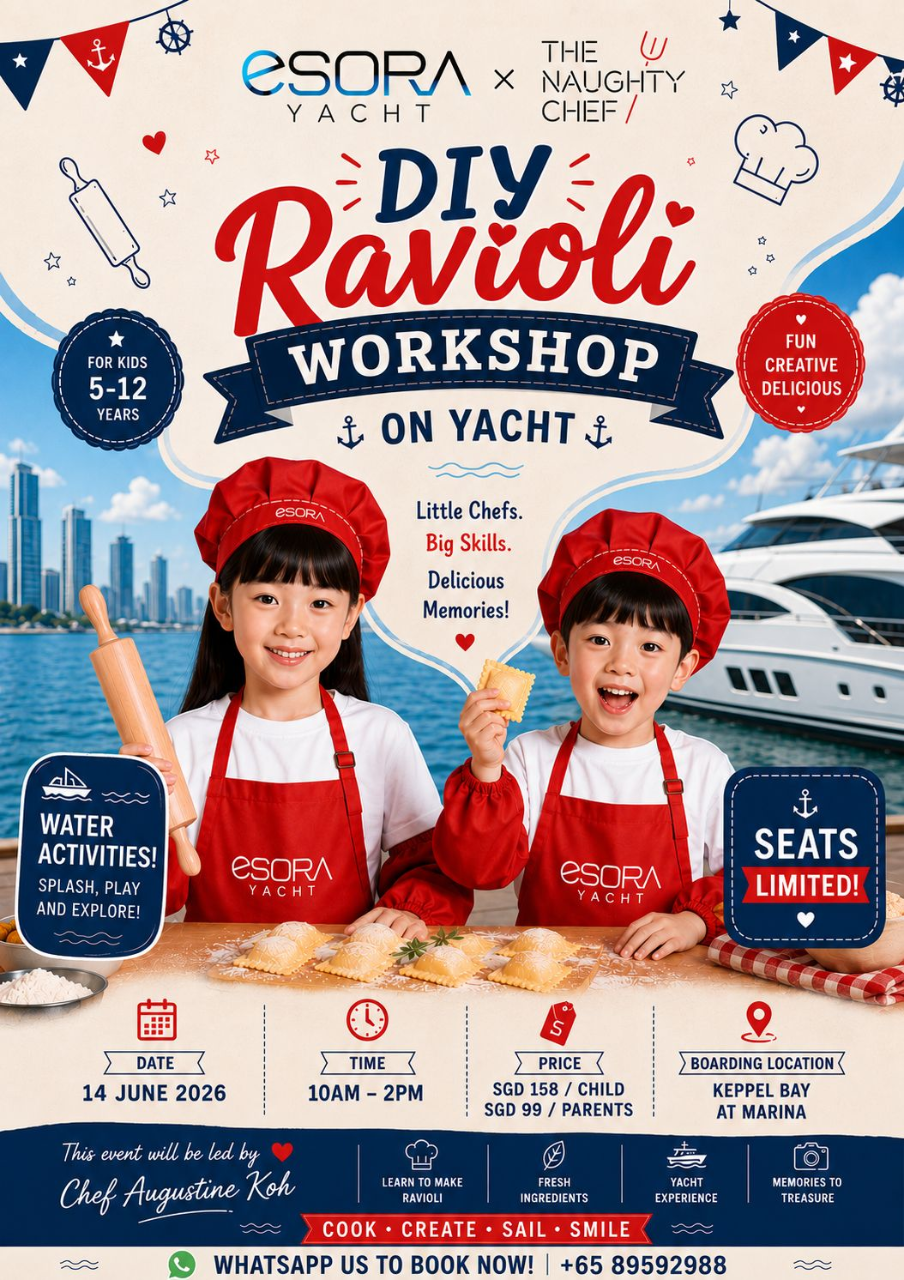 DIY Ravioli Workshop on Yacht