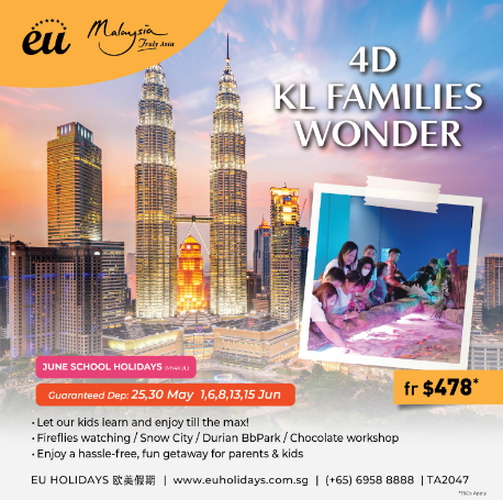 4D Family Wonders @ Kualu Lumpur ( June School Holiday )