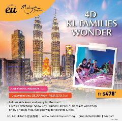 4D Family Wonders @ Kualu Lumpur ( June School Holiday )
