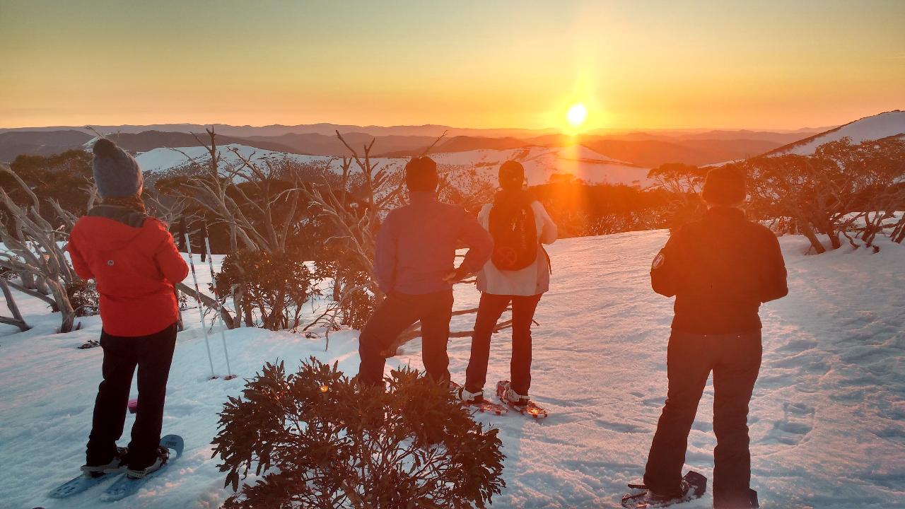 Sunset Snowshoeing Experience PRIVATE @ Dinner Plain