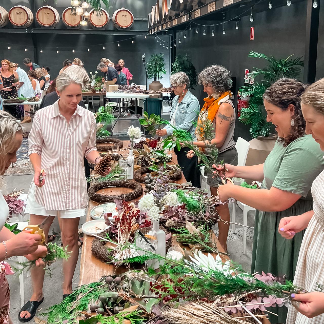 Earp x Newcastle Flower Markets: Christmas Wreath Workshop 