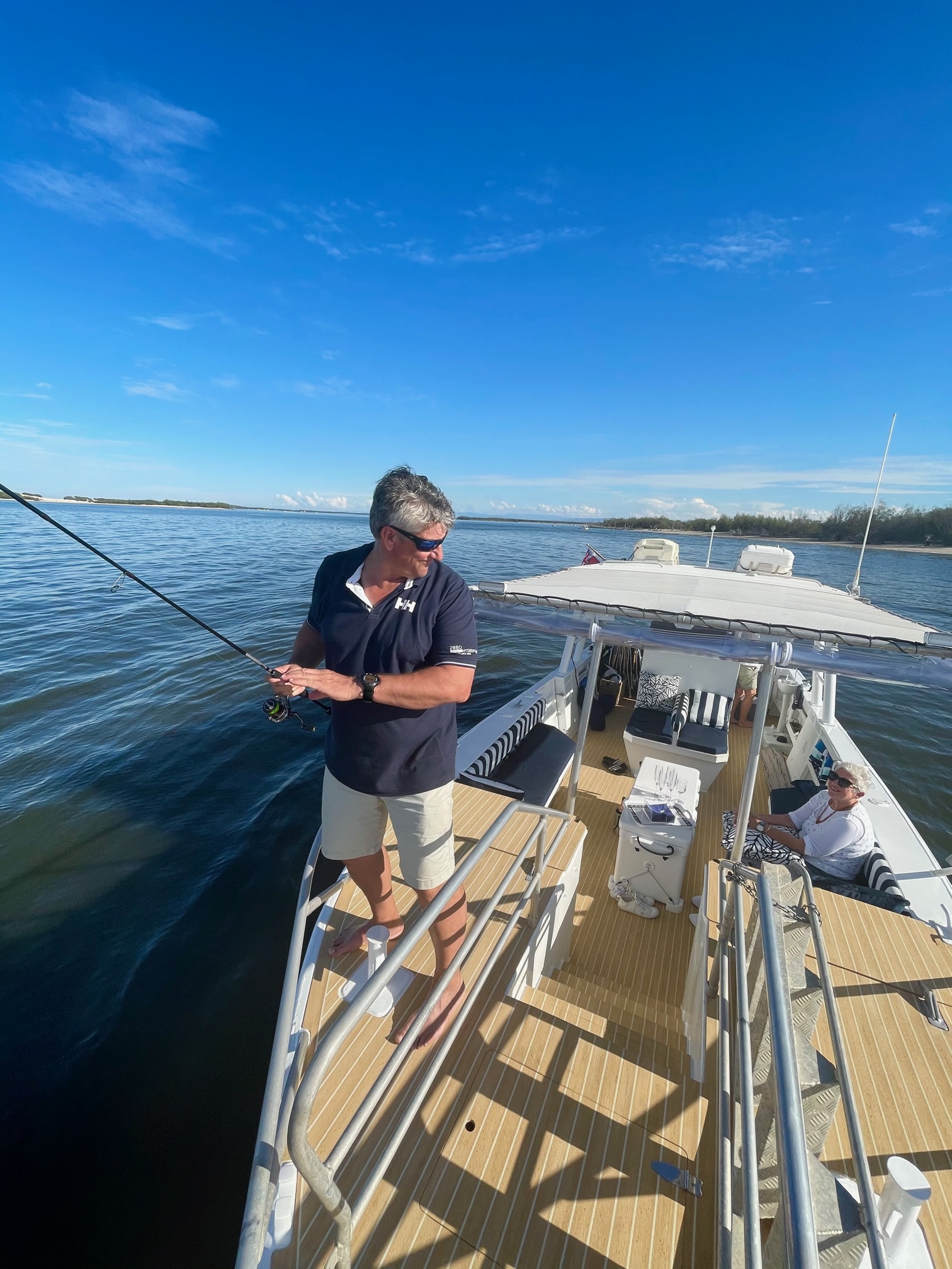 PRIVATE Broadwater Fishing - 5 hour morning session. Pickup from: Marina Mirage, Pelican Beach (Main Beach), Marriott, Appel Park (Surfers Paradise).