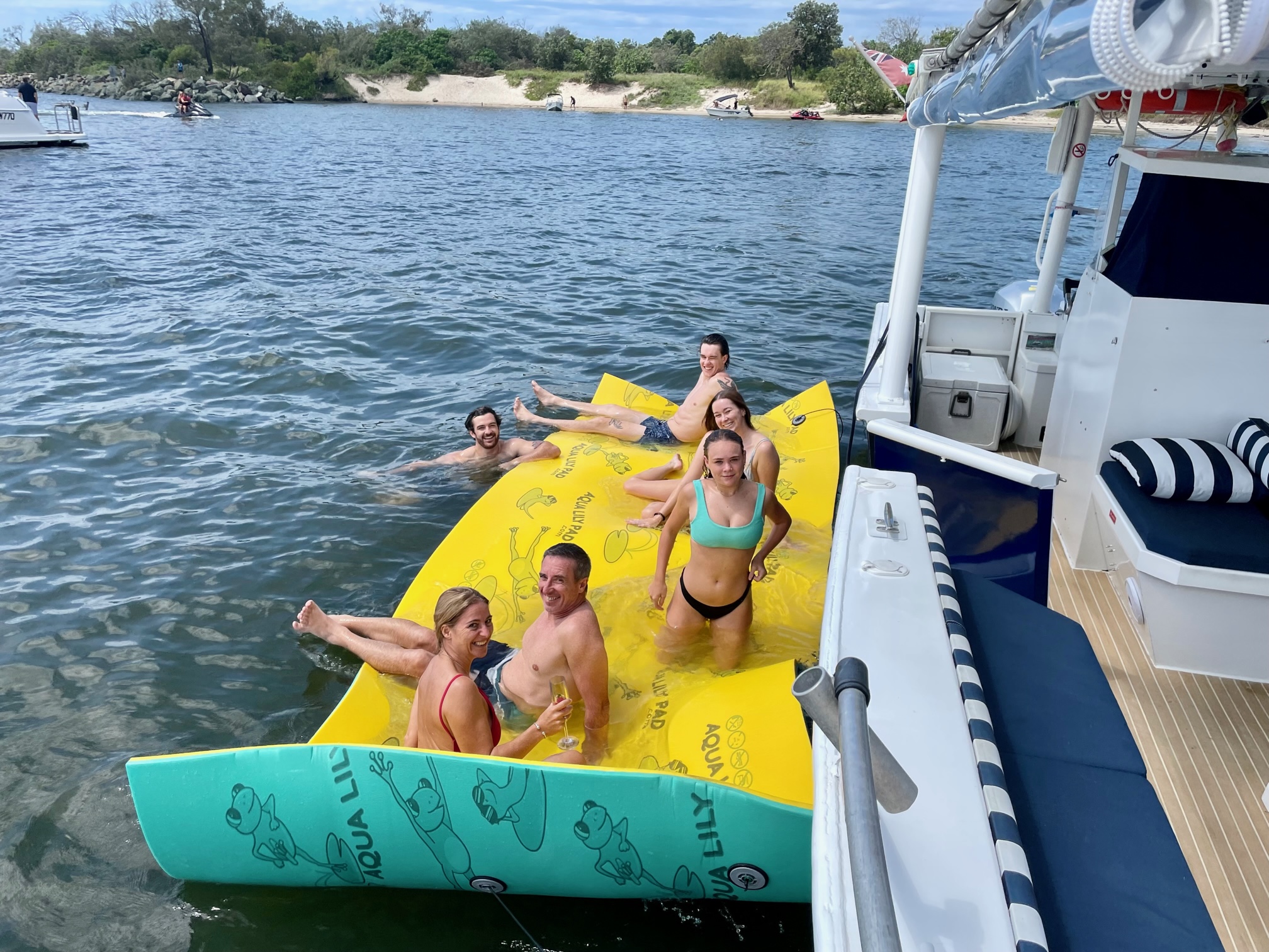 'Day Out on the Water' 5 hour PRIVATE LUNCH CHARTER - Pickup from Runaway Bay.