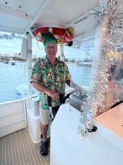 Shared Runaway Bay Islands Christmas Lights Cruise. 