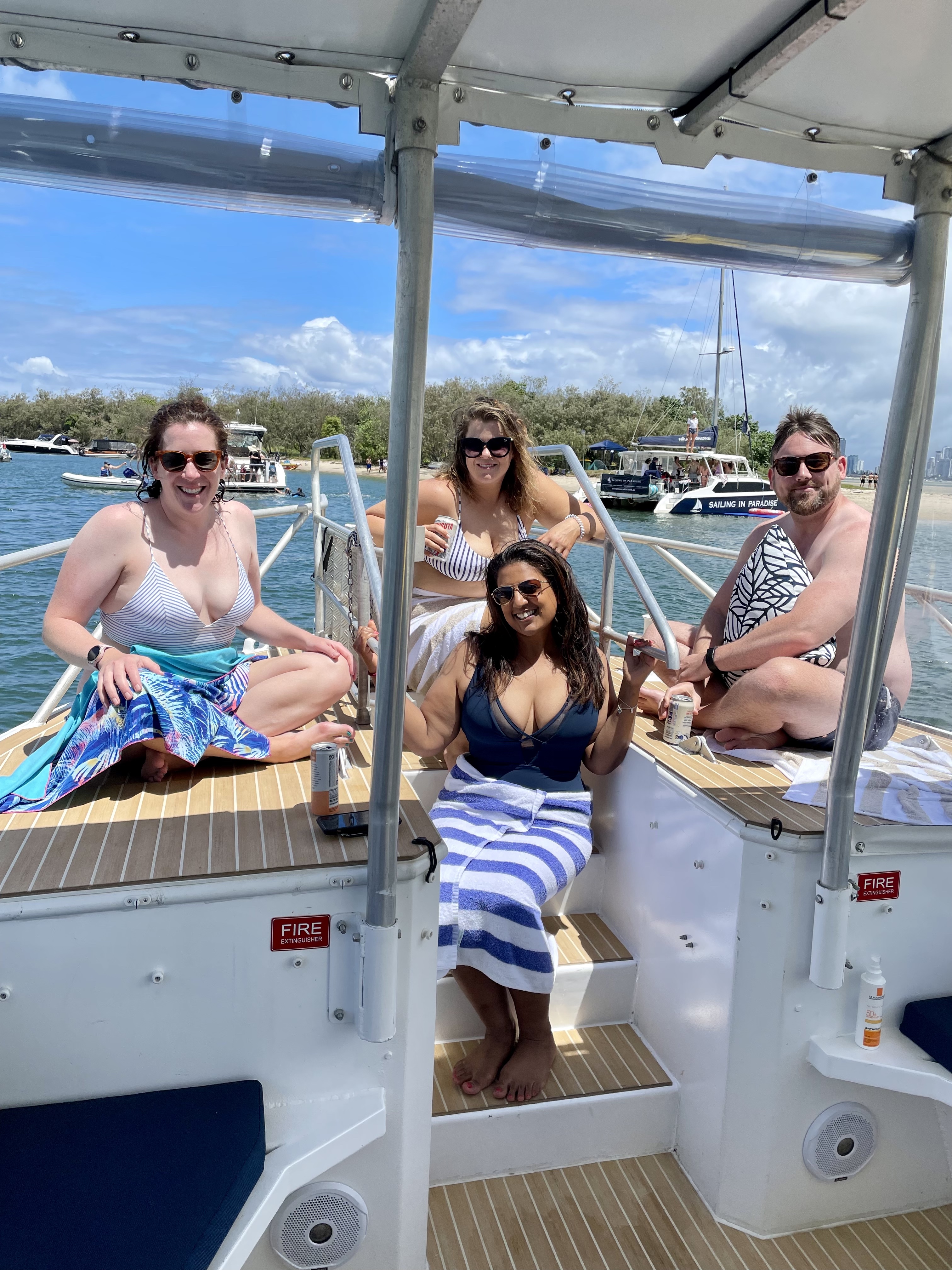 'A Day Out on the Water’ a 5 hour Private Lunch Charter to Wavebreak or South Stradbroke Island.