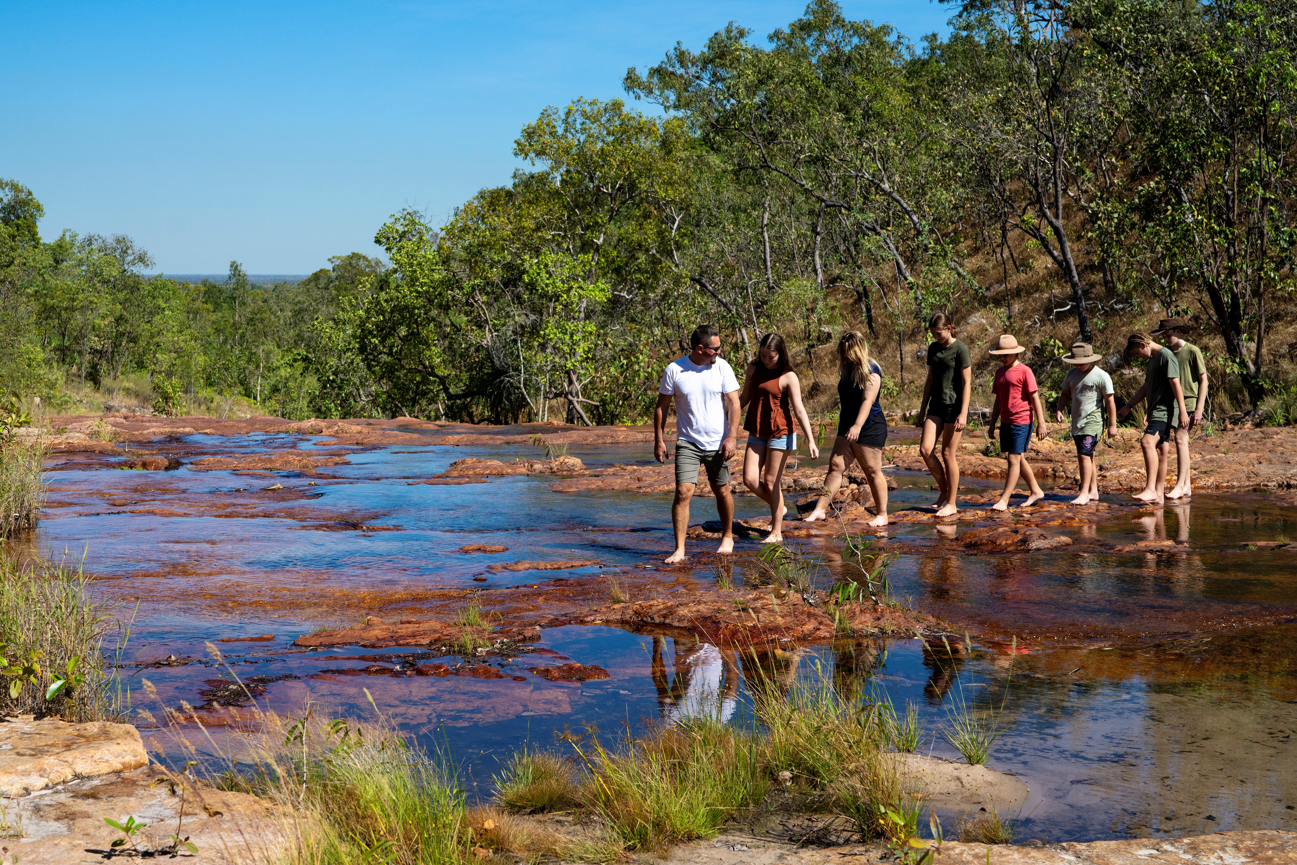 5-Day Kakadu Katherine Gorge Litchfield 4WD Camping Adventure Tour from Darwin(Bush Swag): Ubirr | Kakadu National Park | Jim Jim Waterfalls | Katherine Gorge |  Litchfield National Park | 