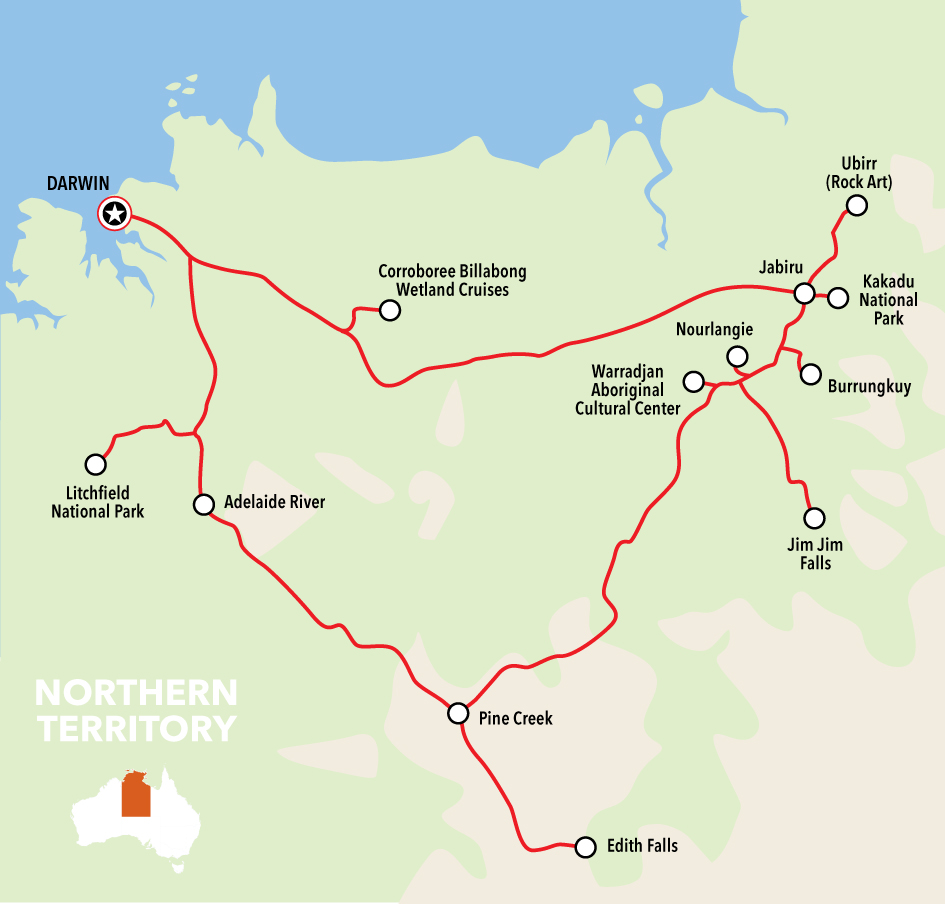 5 Day Kakadu 4WD Top End Adventure + Litchfield Tour (Private Single Room) from Darwin