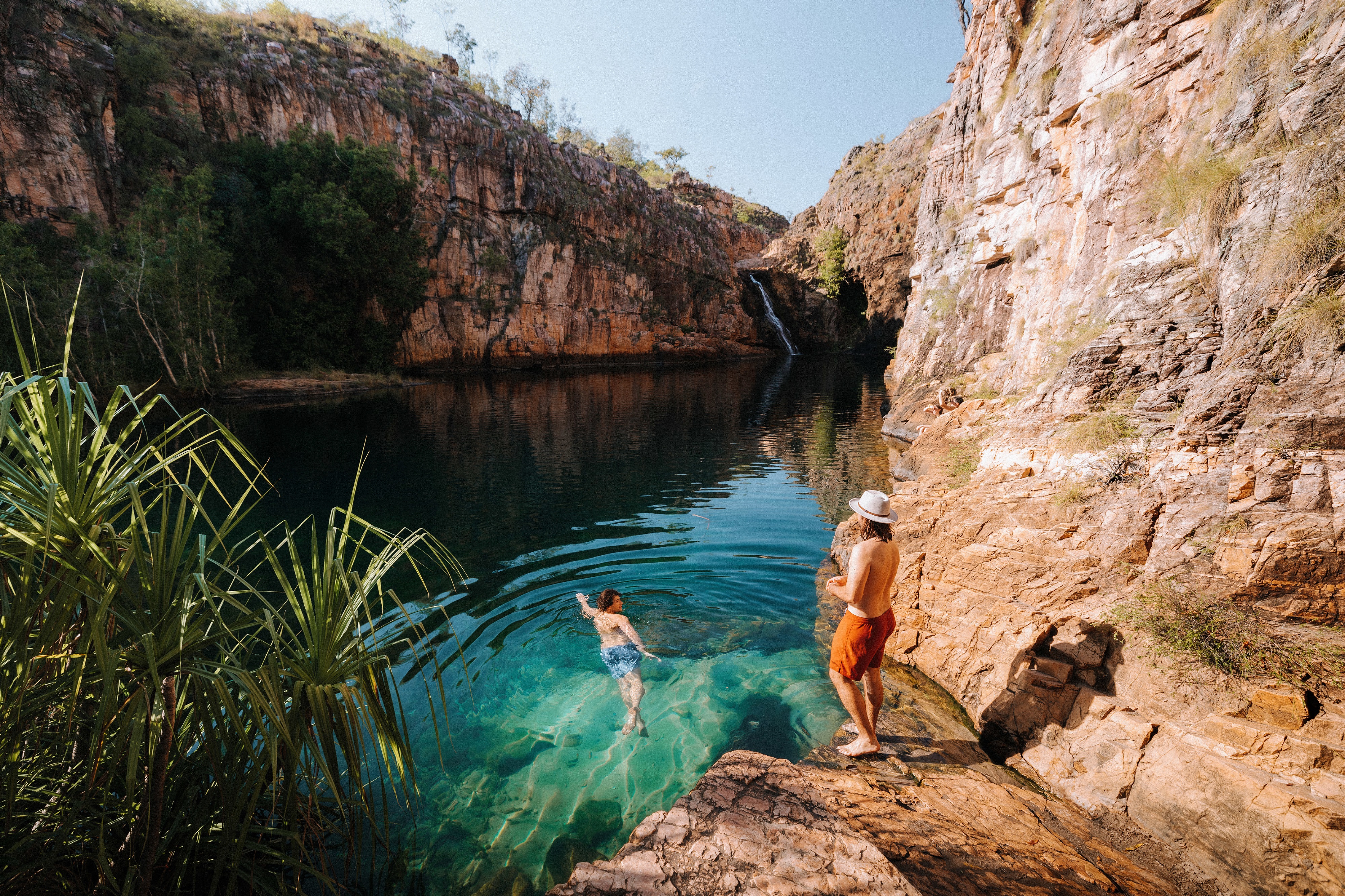 5-Day Kakadu Katherine Gorge Litchfield 4WD Camping Adventure Tour from Darwin(Safari Tent): Ubirr | Kakadu National Park | Jim Jim Waterfalls | Katherine Gorge | Litchfield National Park | 