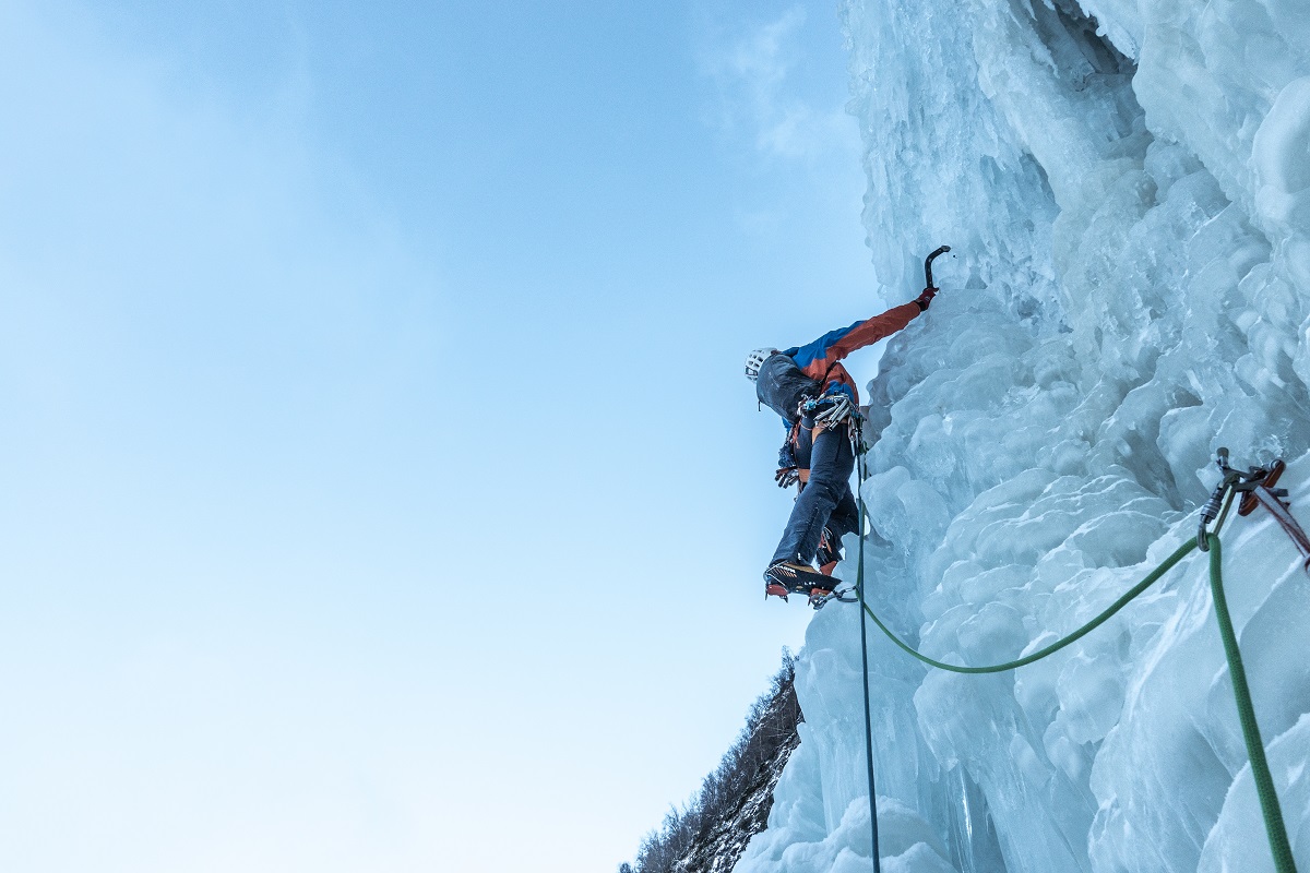 ARRAMPICATA SU GHIACCIO AD ABISKO - LAPPONIA SVEDESE