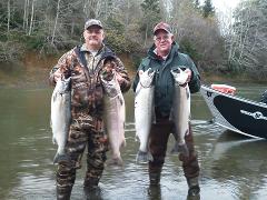 Humptulips River Fall Kings 2015 with Jim