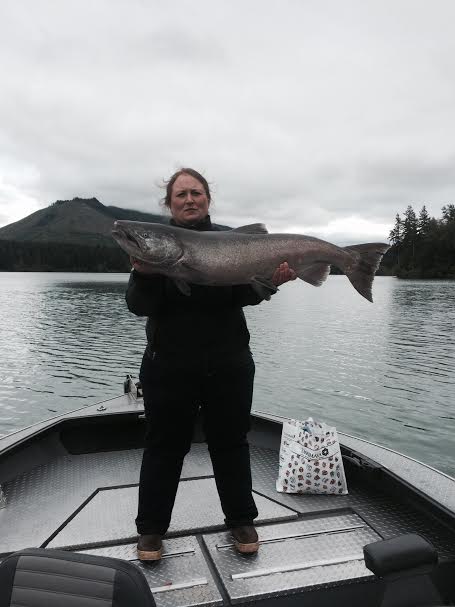 Cowlitz River King Salmon