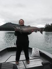 Cowlitz River King Salmon