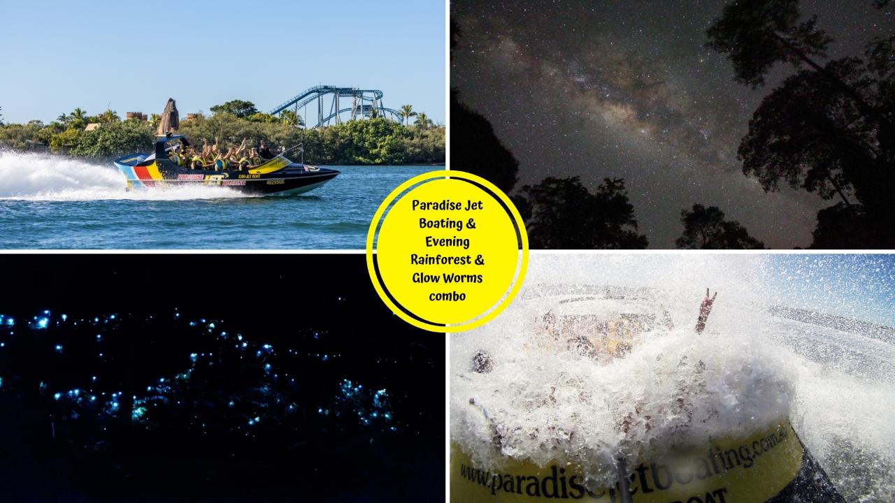 Evening Rainforest & Glow Worm Experience + Jet Boating Combo