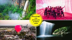 Natural Bridge Springbrook Tour + Hot Air Balloon Combo - Save up to $50 PLUS free Hot Air Balloon photos