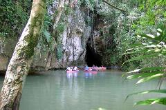 Barton Creek Cave Canoeing
