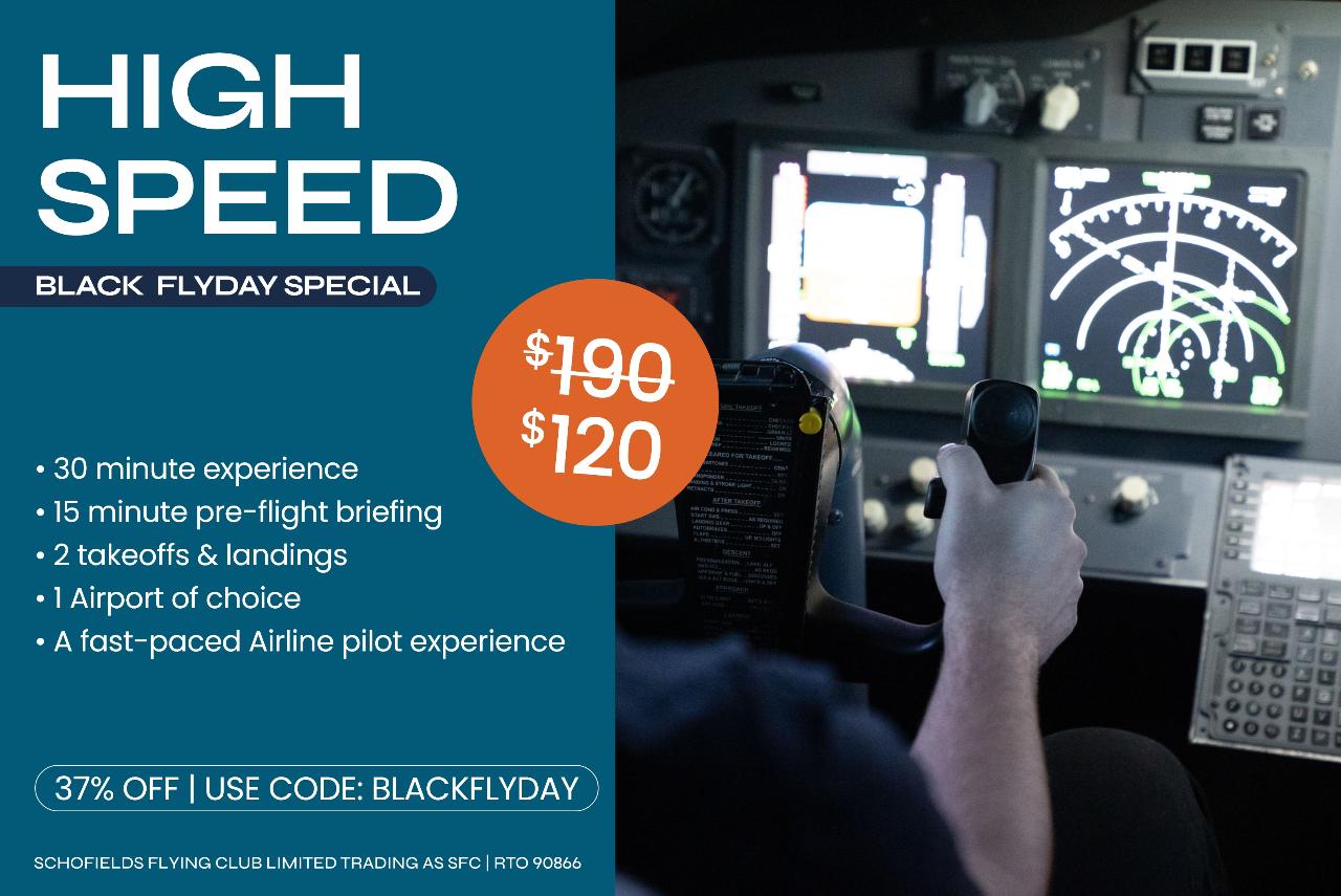 'High Speed' 30 Minute Experience - 737 Flight Simulator