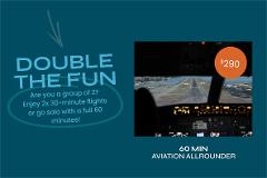 'Aviation Allrounder' 60 Minute Experience - 737 Flight Simulator