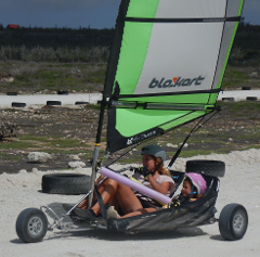Double blokart 30min (1 Adult and 1 Child)