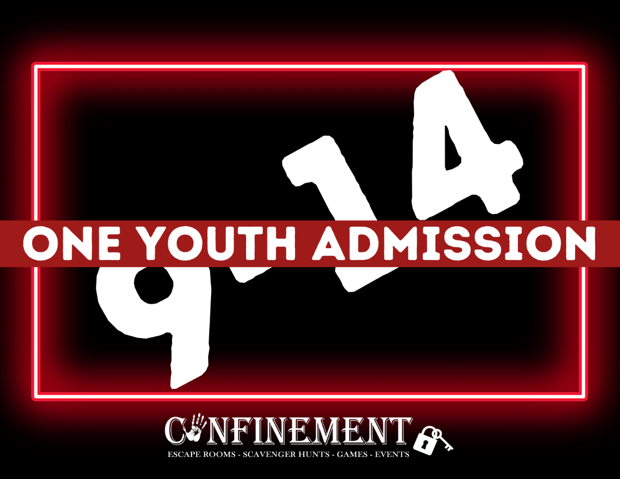 Escape Room Voucher - Youth 9 to 14 year old