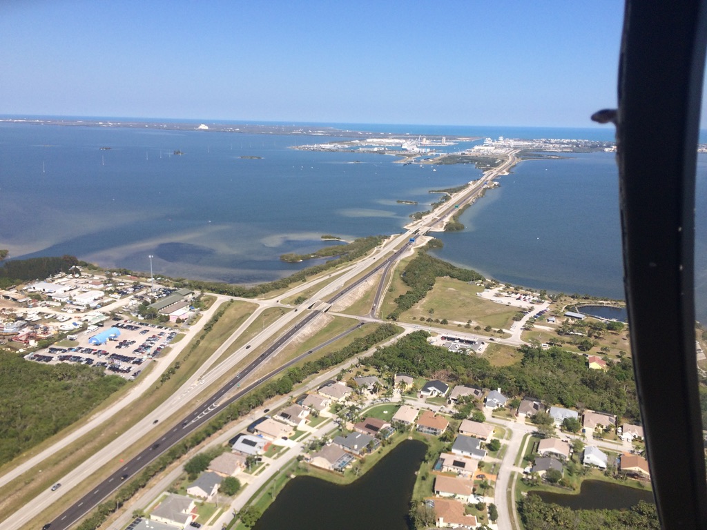 1hr Helicopter Tour Port Canaveral Shuttle Runway/Space coast