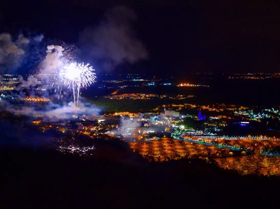 Evening Flight 45 Minutes Fireworks Tour