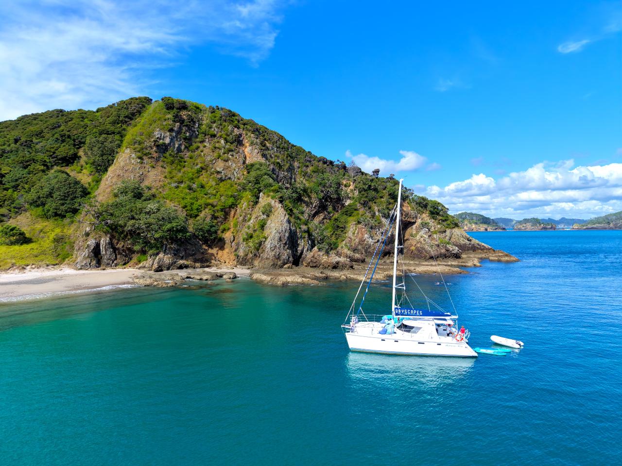Shared Day Charter with Island Stop